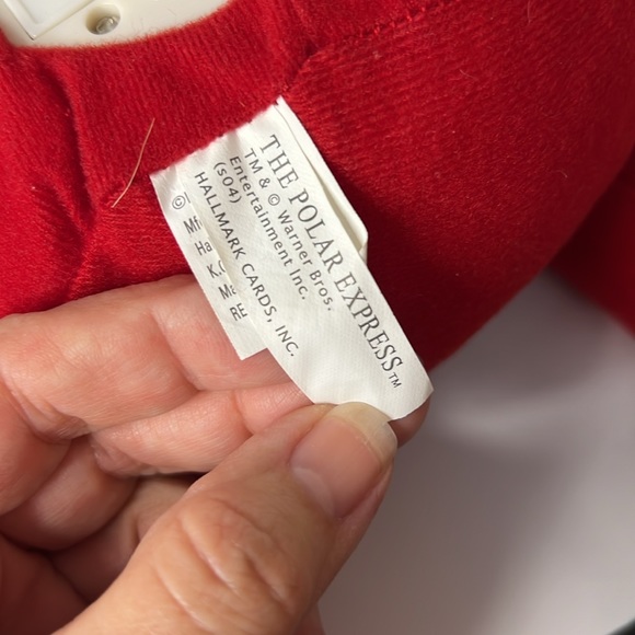 Hallmark The Polar Express Talking Santa Claus Plush Christmas Jingle Bell - Picture 7 of 10